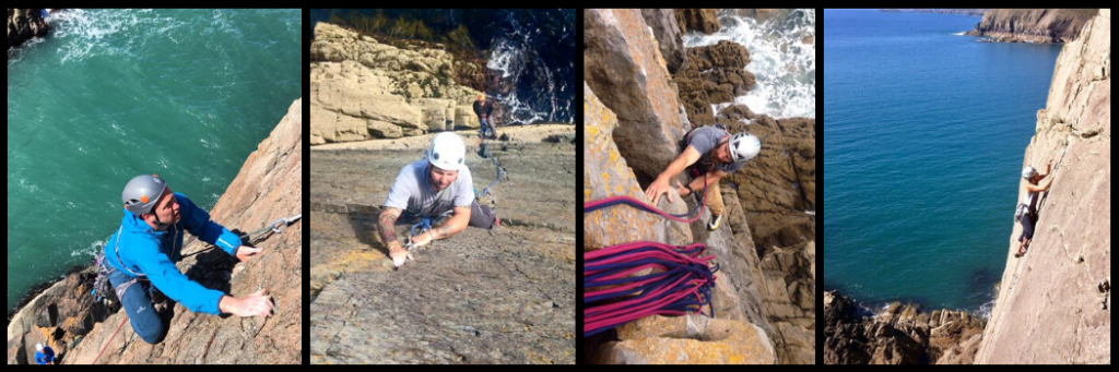 Intro Rock Climbing Course, Learn to CLimb, Learn to lead Climb, Self Rescue for Climbers, Guided CLimbs Pembrokeshire