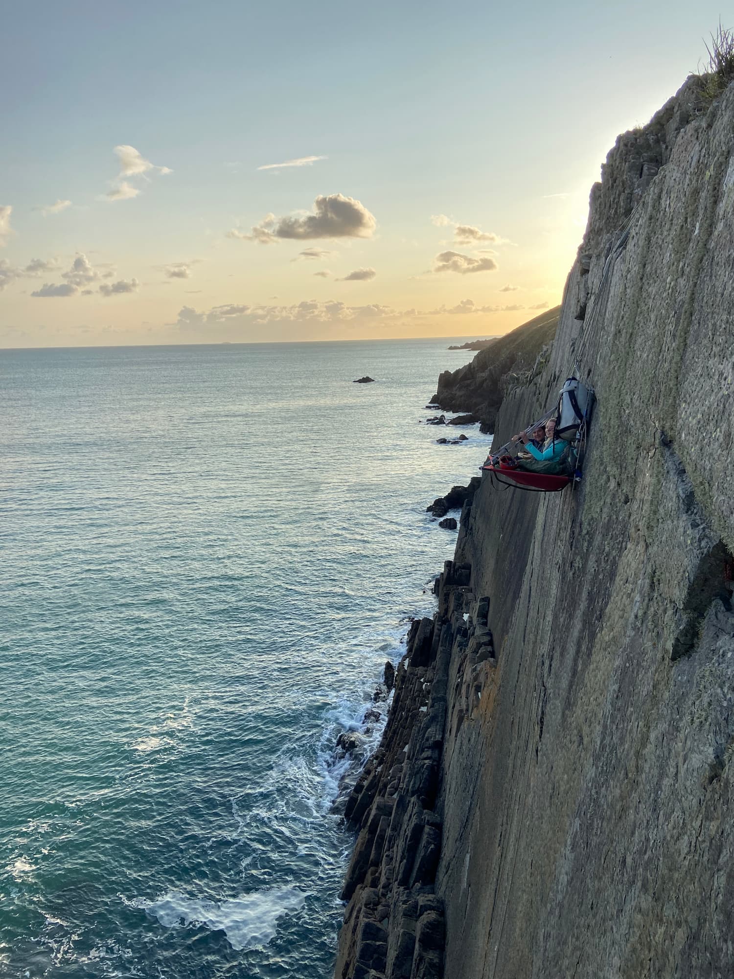 Portaledge Cliff Camping Wales