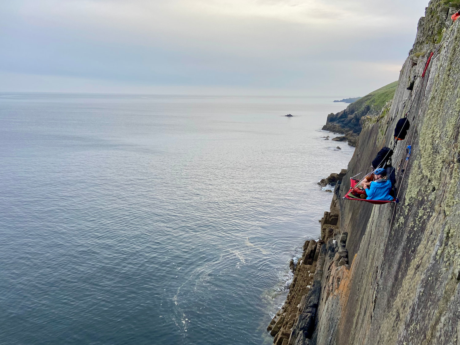 Portaledge Cliff Camping Wales