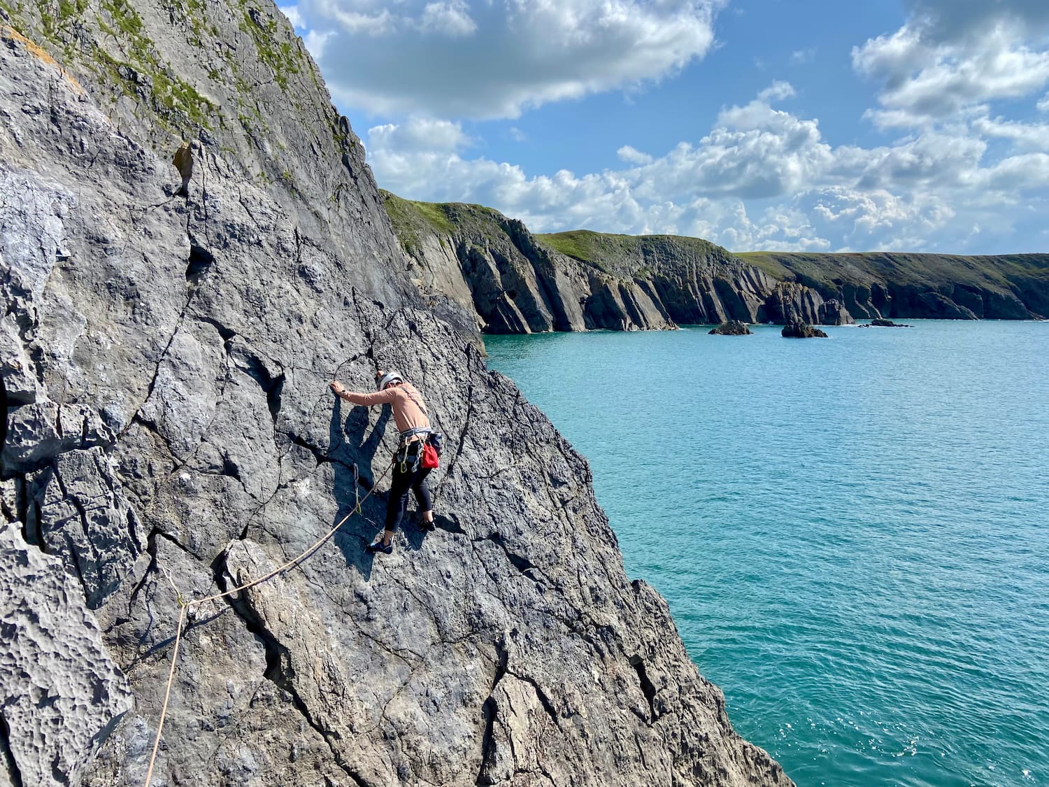 Guided Rock Climbing Pembrokeshire