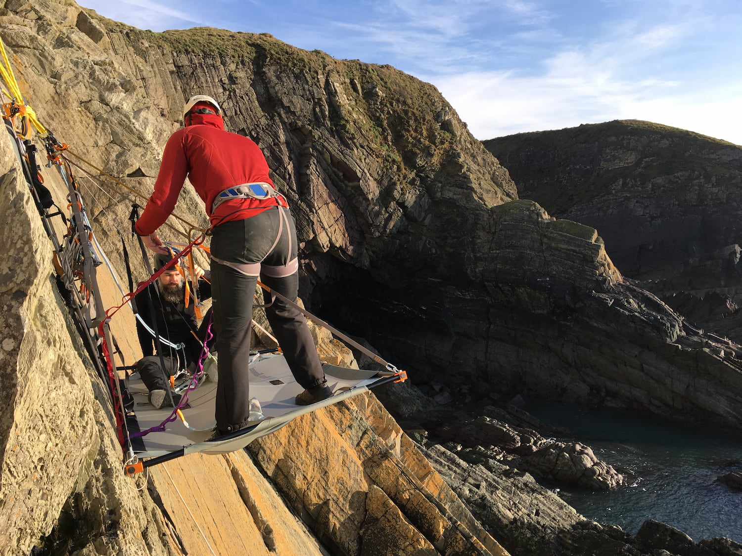 Portaledge Cliff Camping Wales