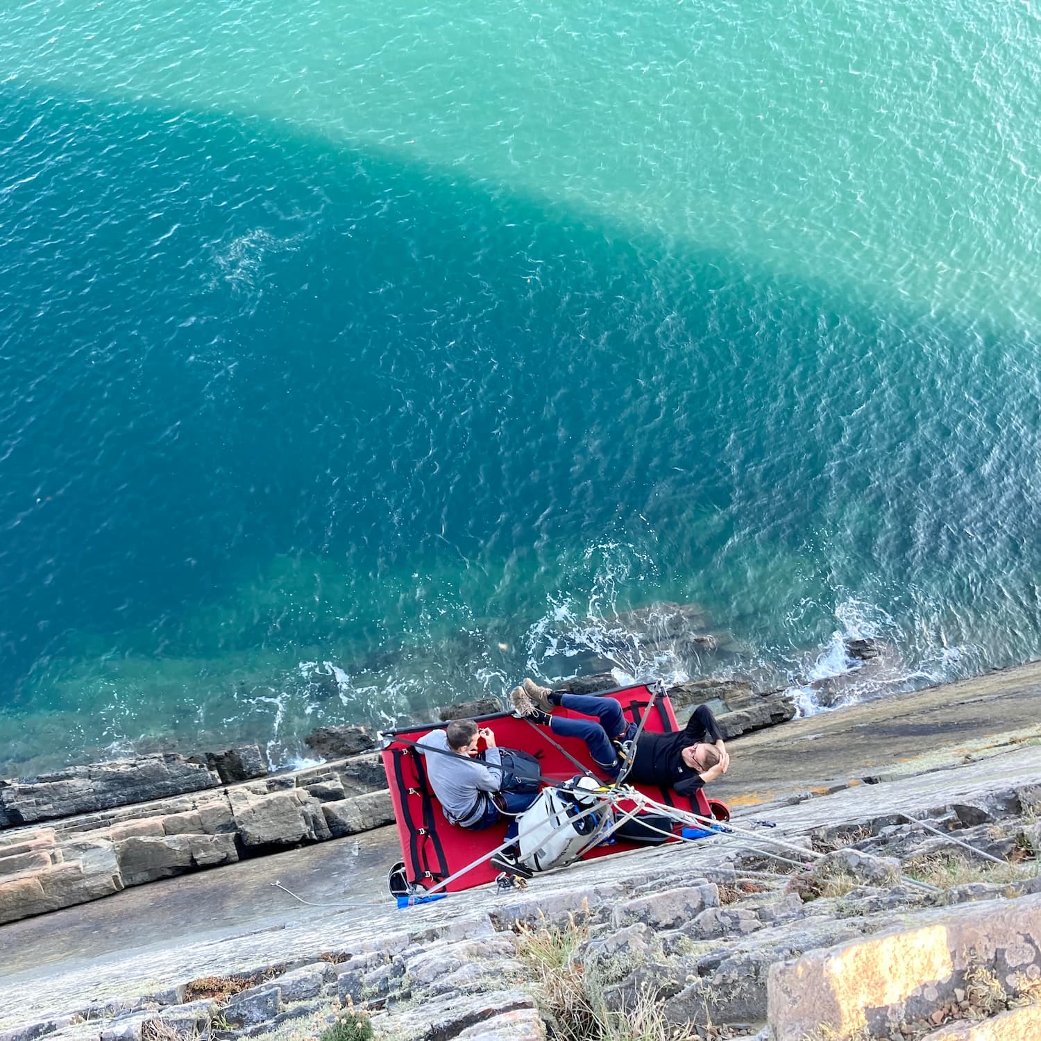 Portaledge Cliff Camping Wales